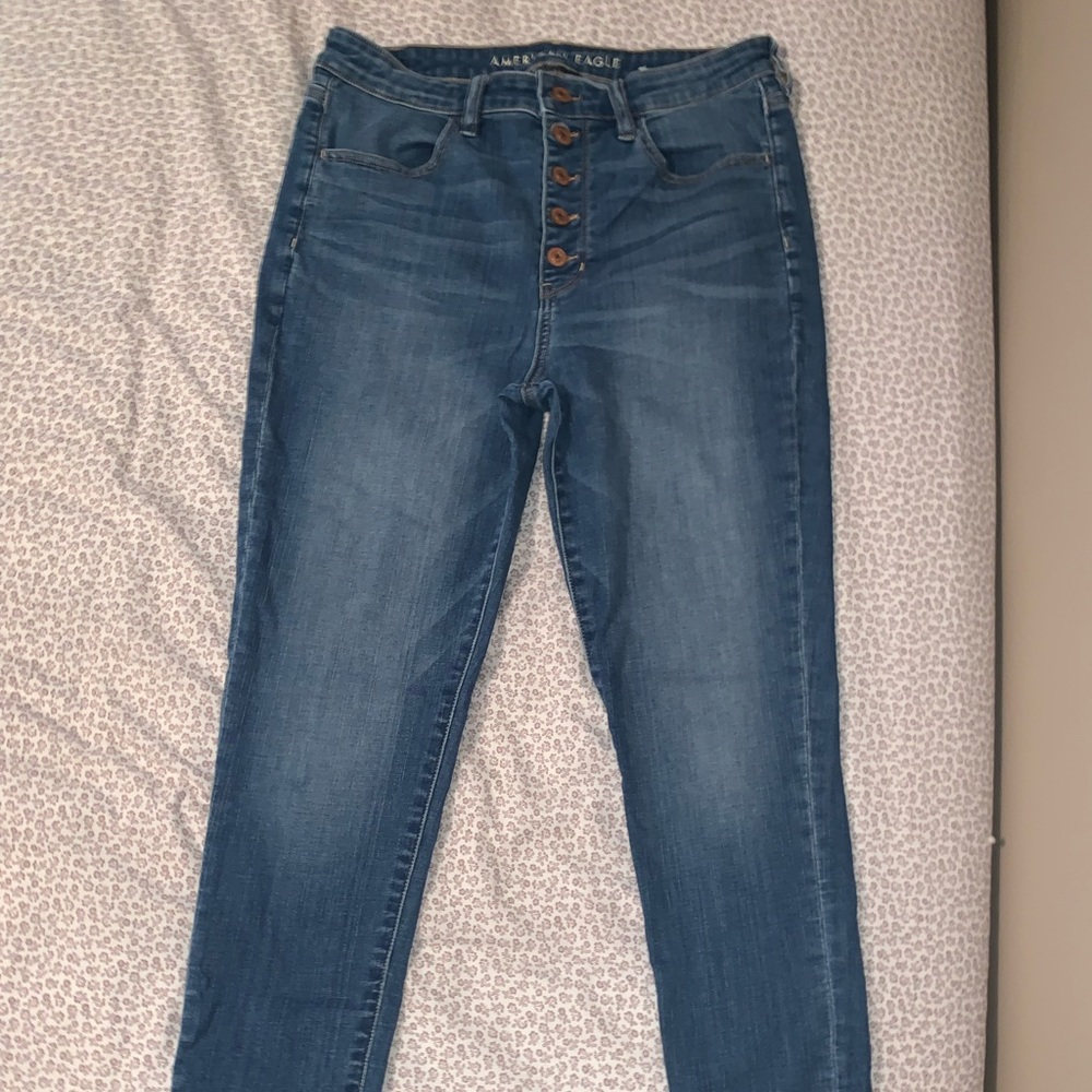 Size 12 LONG women’s American eagle jegging jeans